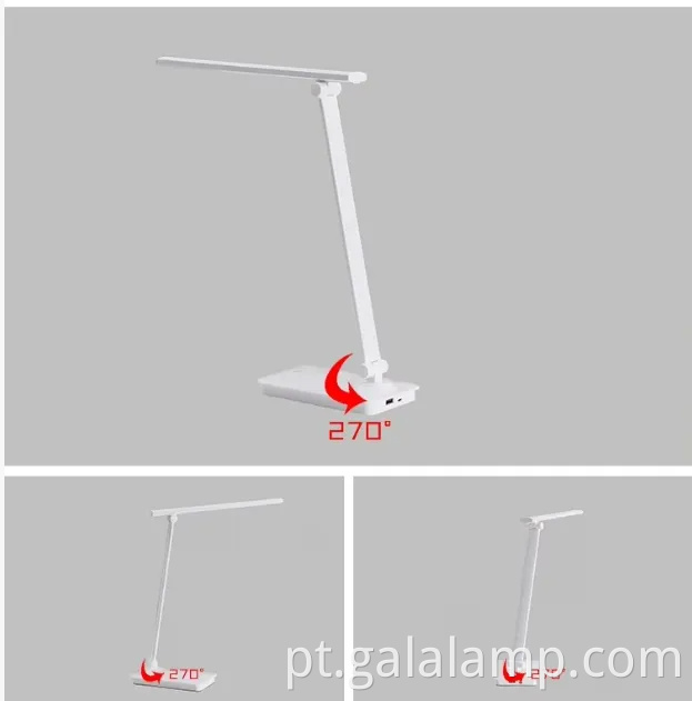 Foldable USB Charging, Desk Lamp with Dimmer Switch